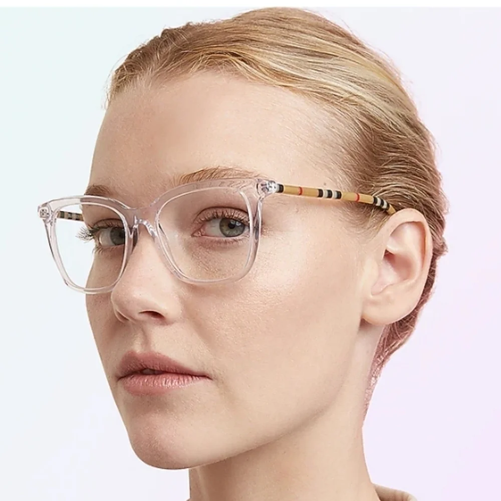New Burberry Transparent Frame BE2371D